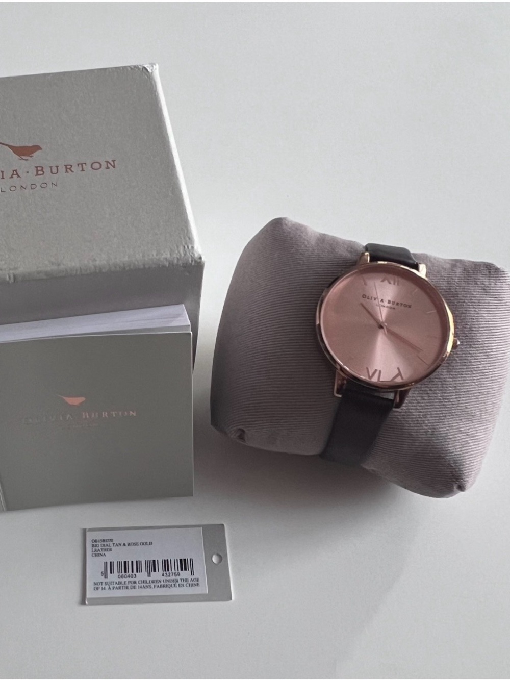 OLIVIA BURTON Rose Gold "Big Dial" Watch